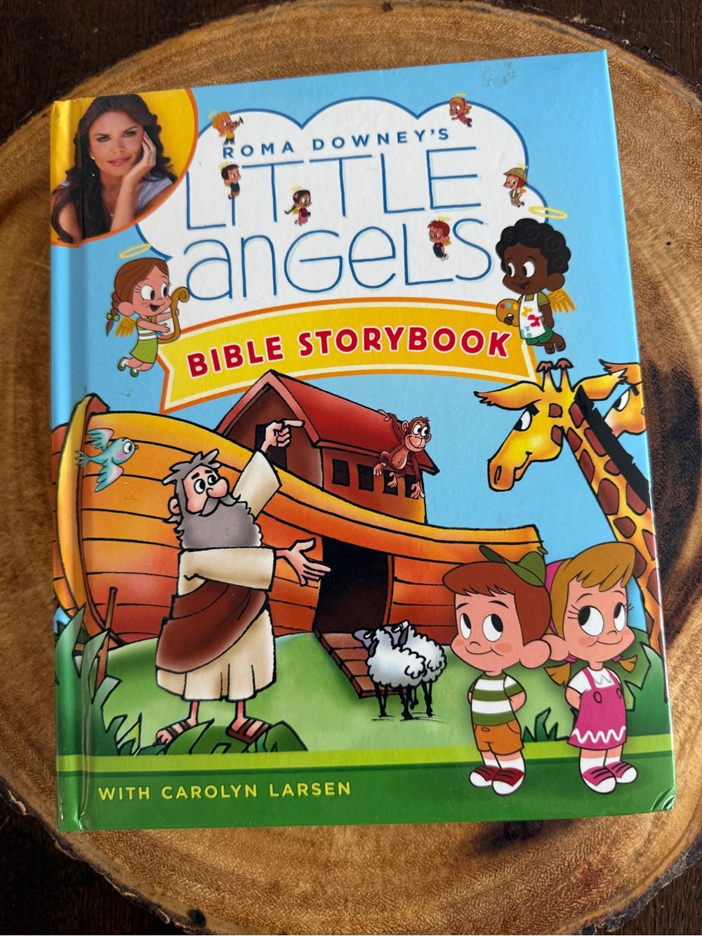 Roma Downey's Little Angels Bible Storybook - Bright Blue Cover
